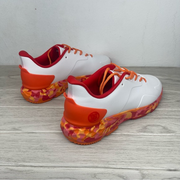 GFore MG4+ Ghost Drop 3 Mens Golf Shoes Orange White G4MS22EF26L3 Size 11.5 - Picture 6 of 11